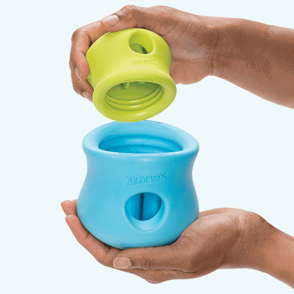 West Paw Toppl Twist accessory in use