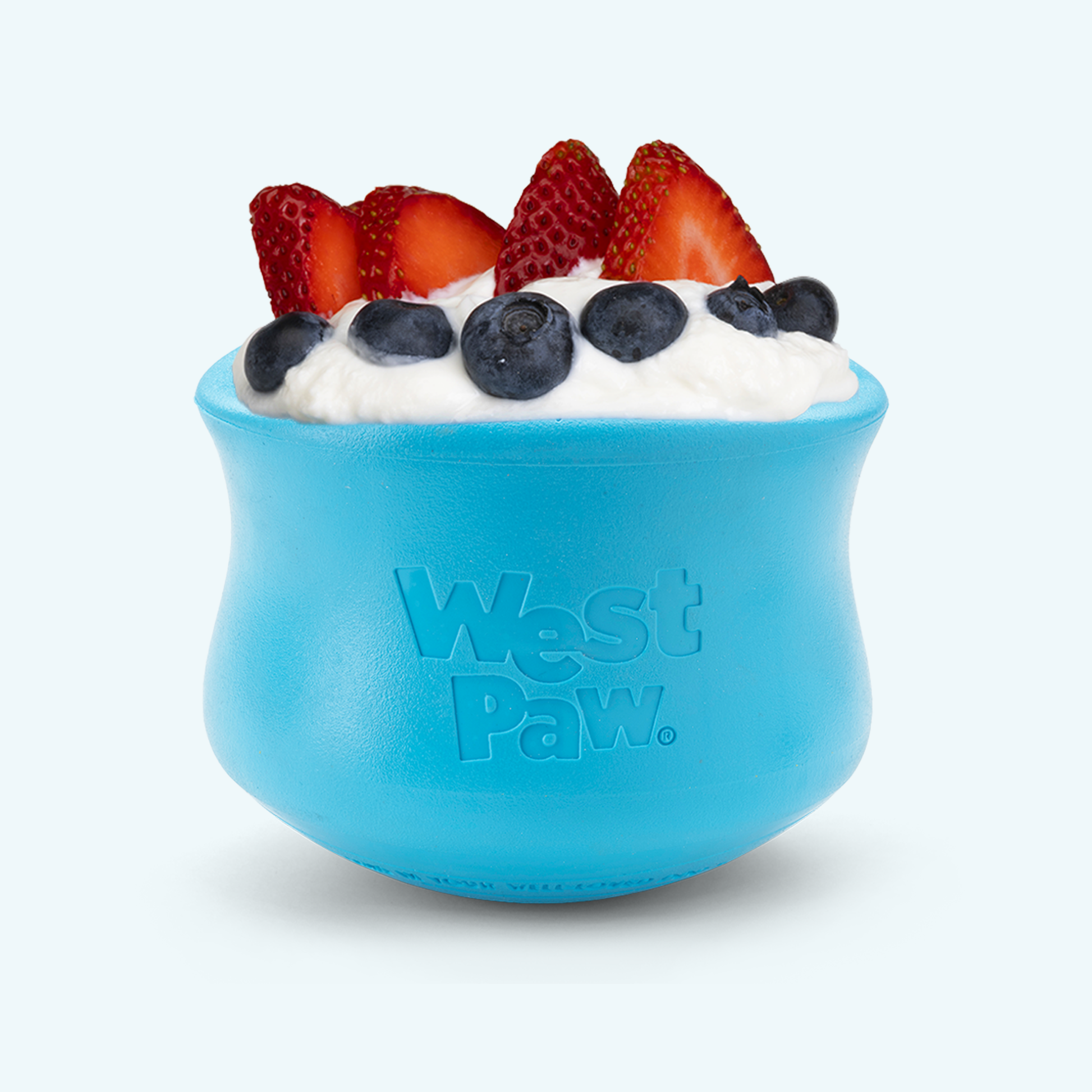Additional view of the West Paw Toppl dog enrichment toy