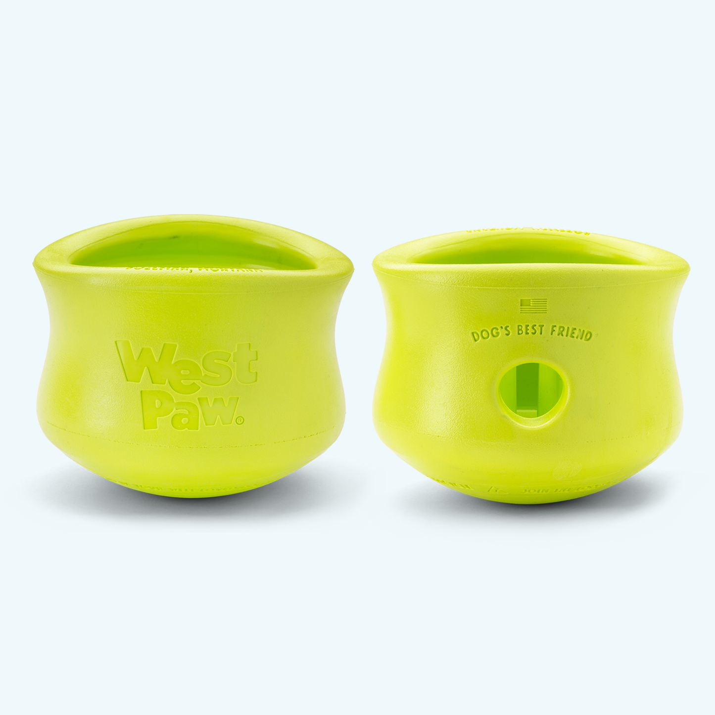 Additional view of the West Paw Toppl dog enrichment toy