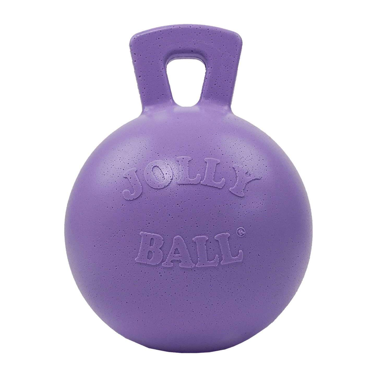 Purple Jolly Ball with handle on a transparent background