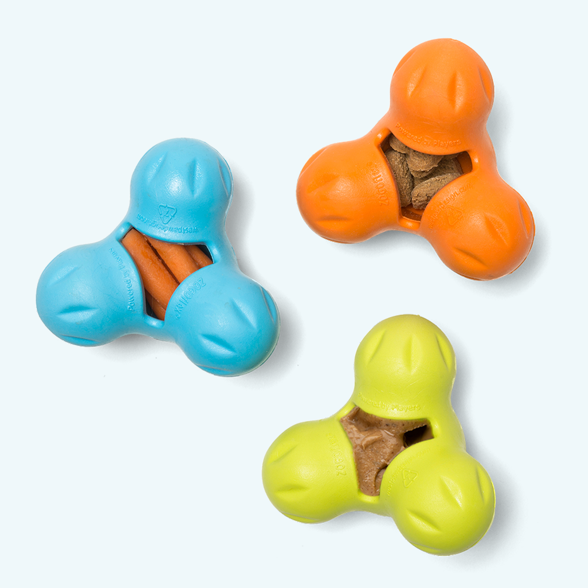 Additional view of the West Paw Tux dog enrichment toy