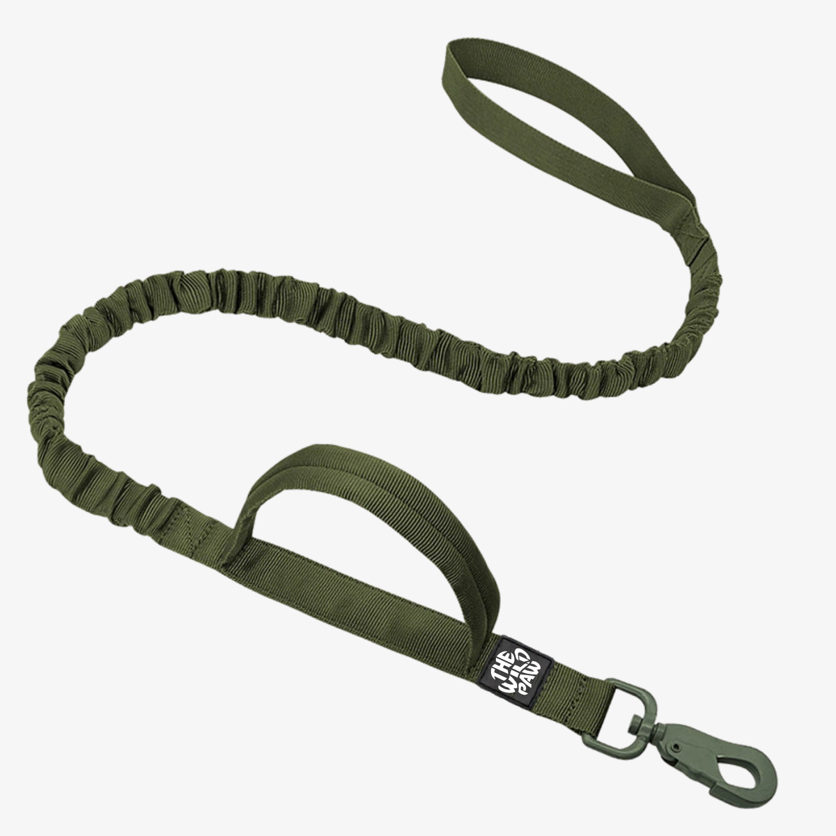 Correa táctica Rover de The Wild Paw en verde aloe