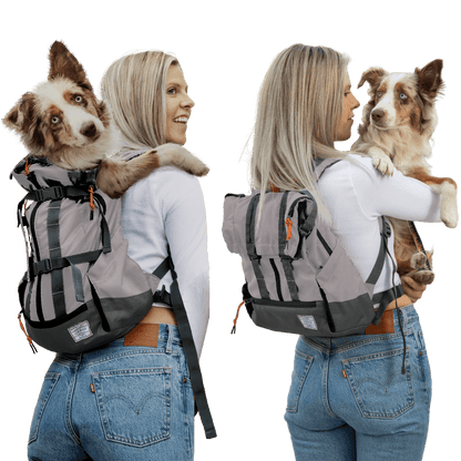 Concrete K9 Sport Sack Urban 3 dog carrier backpack in use