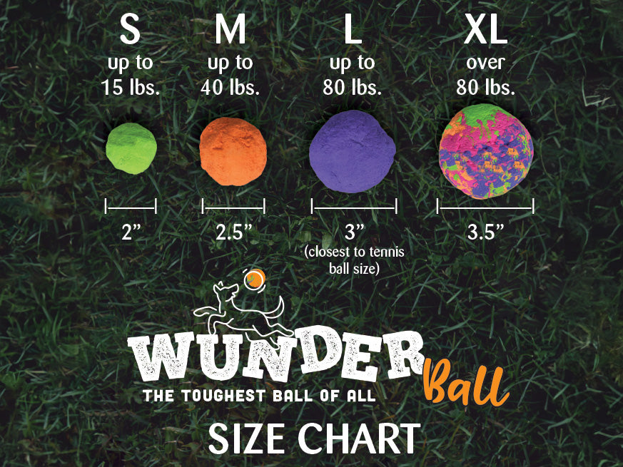 WUNDERball - Natural Rubber Fetch Toy