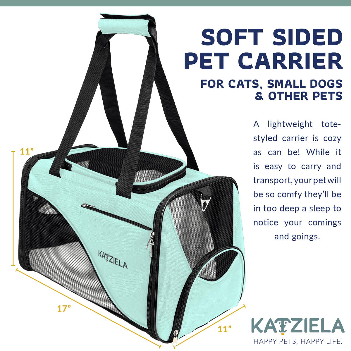 Safari Sleeper Pet Carrier feature information