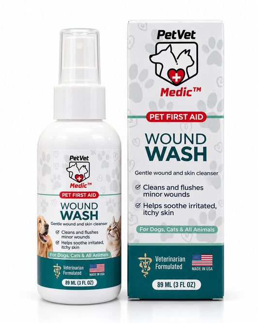 Imagen del producto PetVet Medic® Lavado de heridas para perros y gatos - 3 oz