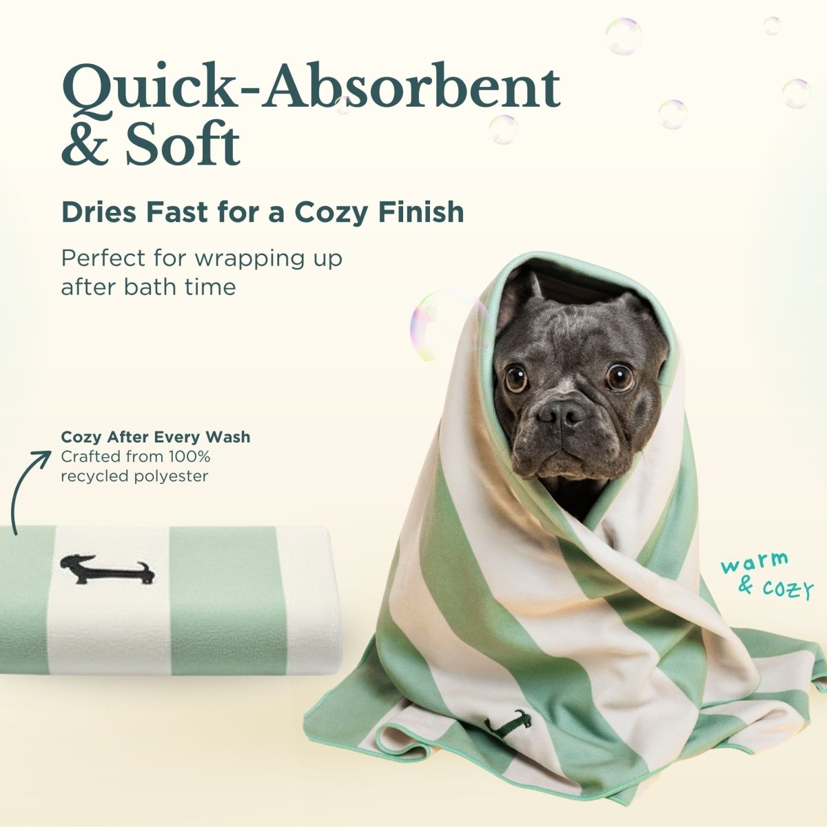 Lifestyle view of Bath Kit for Dogs – Grooming Set in use — view 6