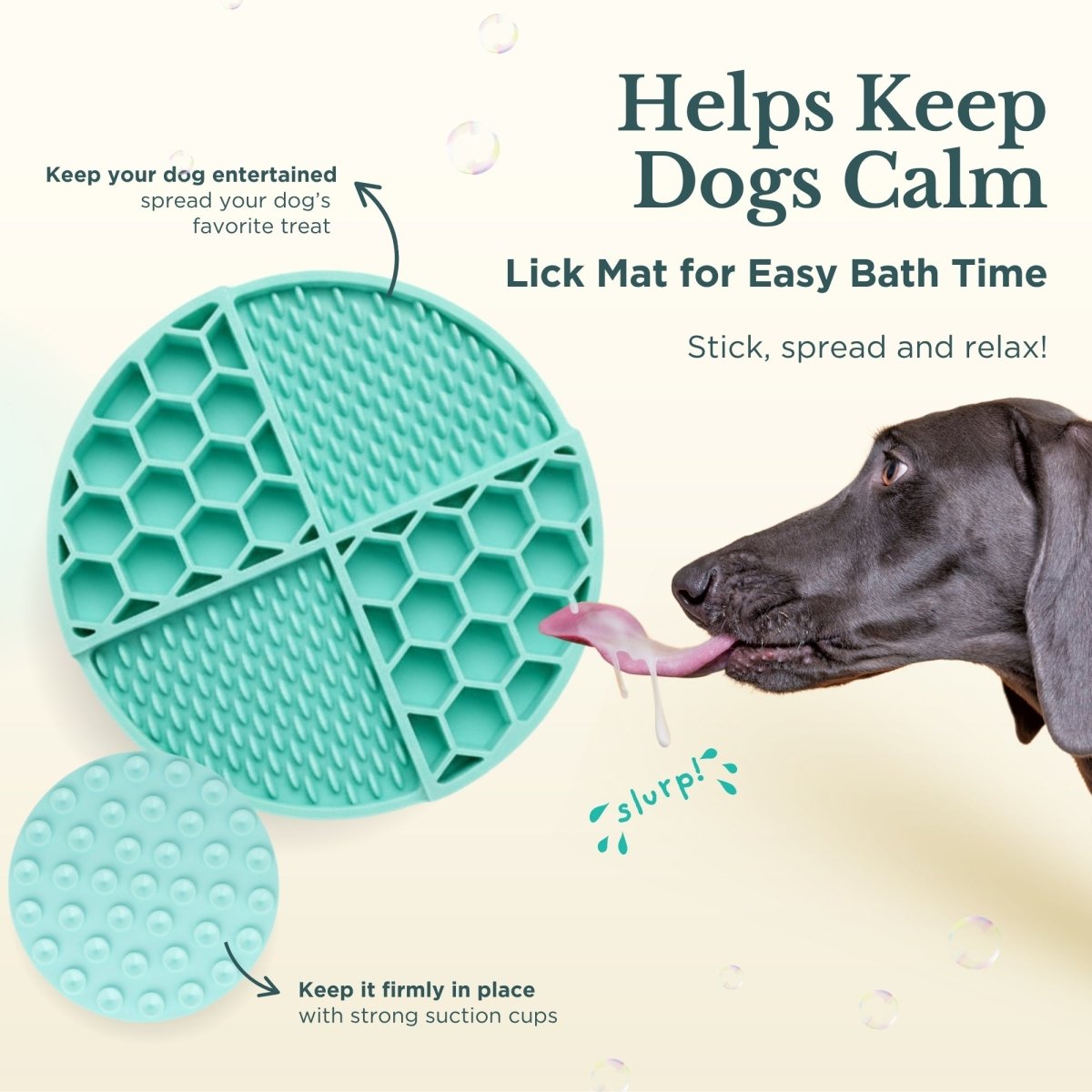 Lifestyle view of Bath Kit for Dogs – Grooming Set in use — view 4