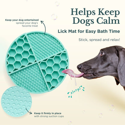 Lifestyle view of Bath Kit for Dogs – Grooming Set in use — view 4