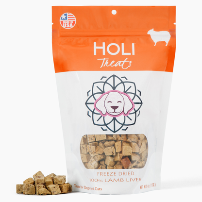 Freeze-Dried Lamb Liver Dog Treats