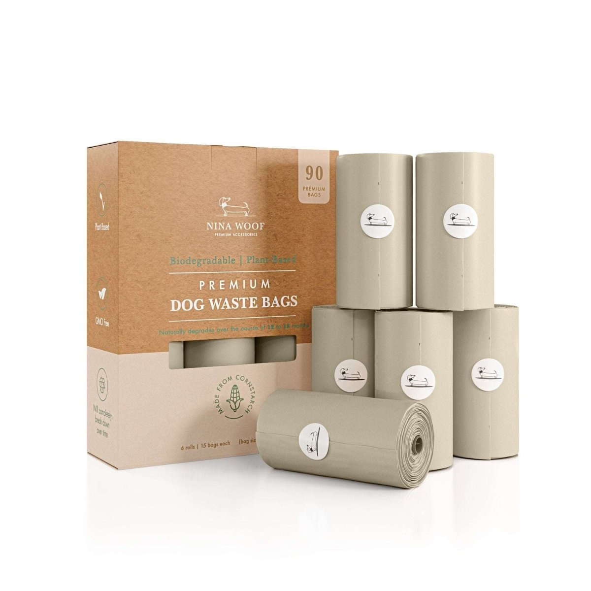 Lifestyle view of Waste Bags - Biodegradable and Compostable in use