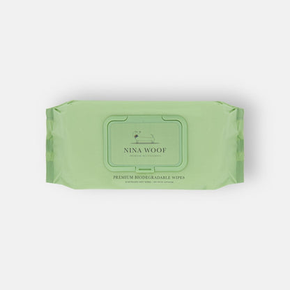 Toallitas biodegradables de origen vegetal para mascotas