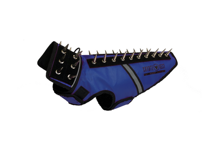 SpikeVest Protective Dog Vest blue view