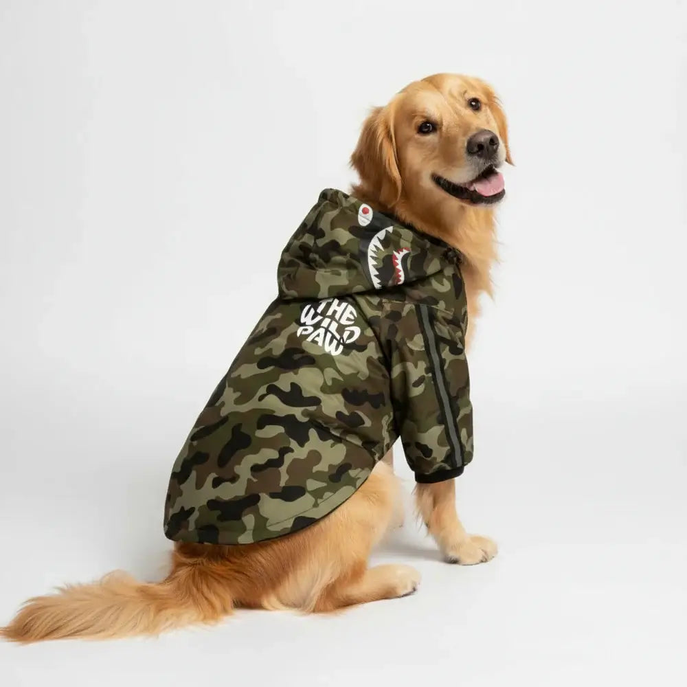 Mountain Quest Rain Coat - Camo back view