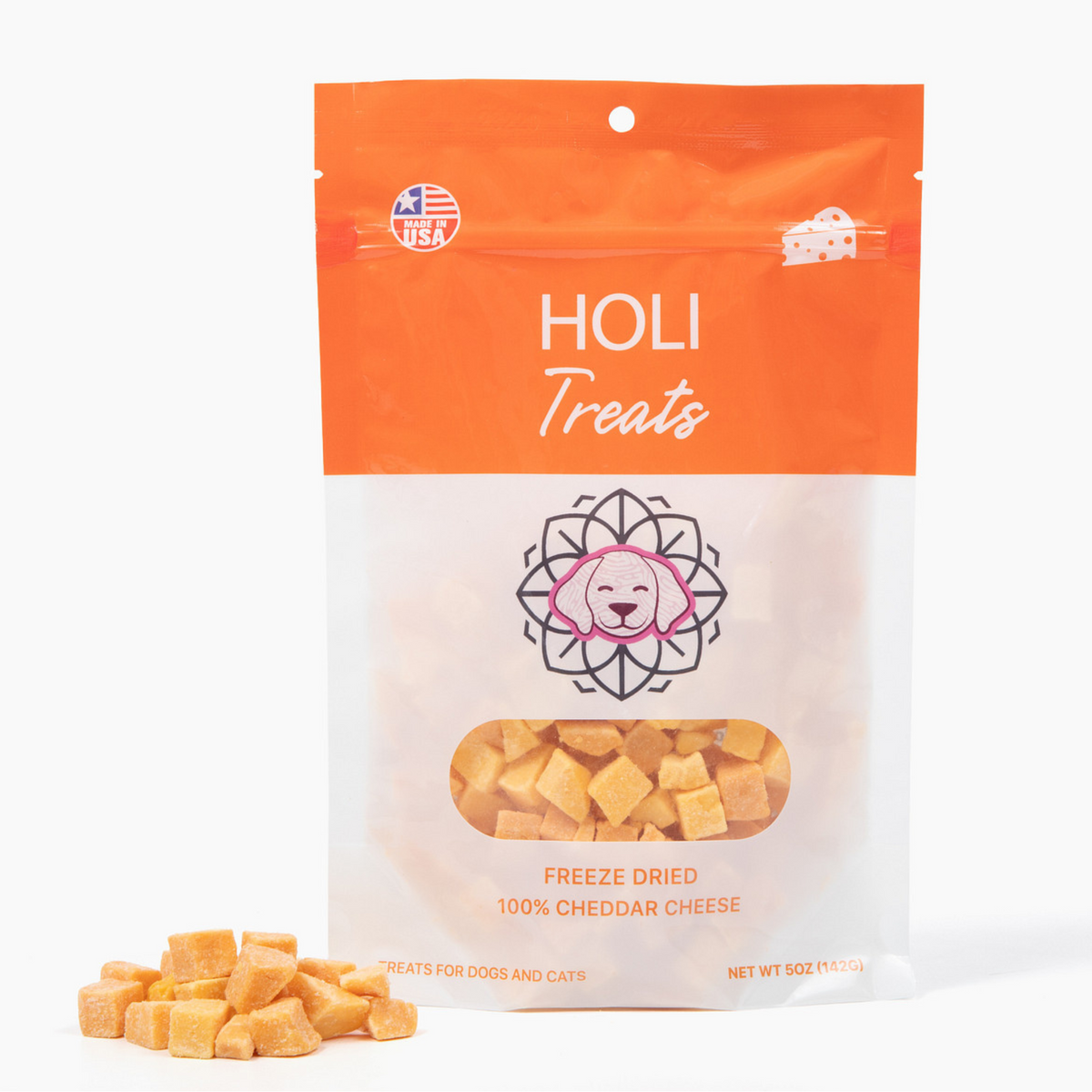 Freeze-Dried Cheddar Cheese Dog Treats