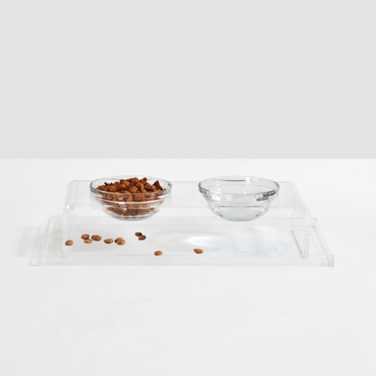 Clear Overflow Feeder Tray