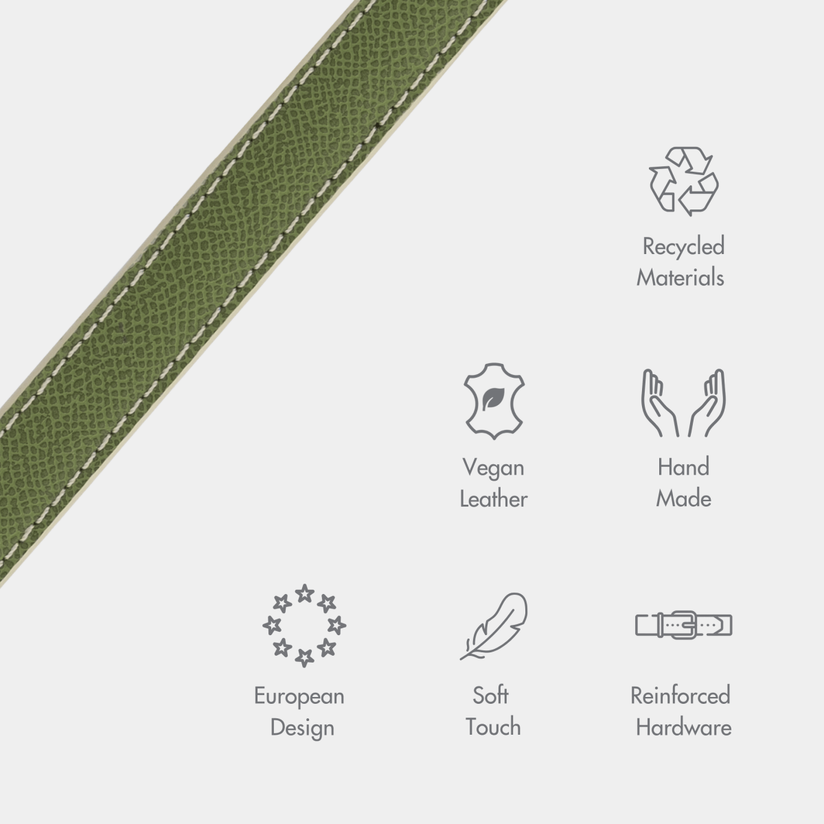 Nina Woof Copenhagen Vegan Leather Dog Collar - additional product image 10