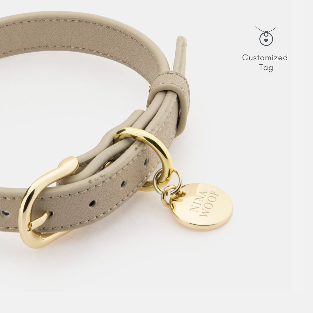 Nina Woof Copenhagen Vegan Leather Dog Collar - additional product image 3