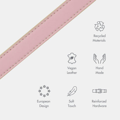 Vegan Leather Collar - Cupertino - AirTag Enabled