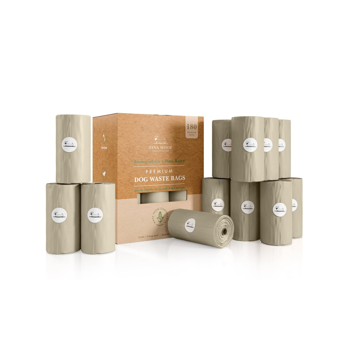 Lifestyle view of Waste Bags - Biodegradable and Compostable in use — view 3