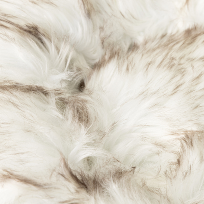 PupPouf faux fur donut dog bed - care and comfort graphic