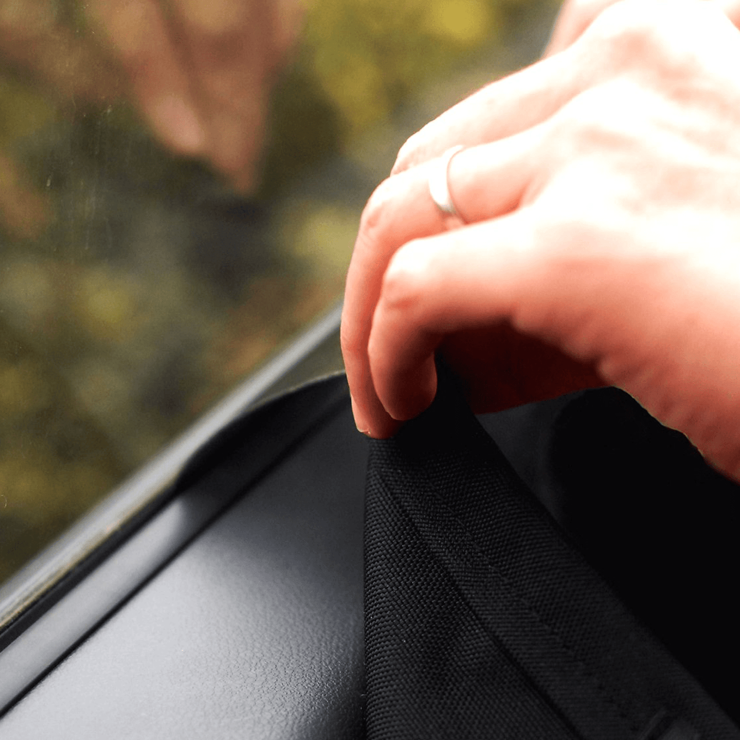 PupProtector car door guard protecting a vehicle door panel