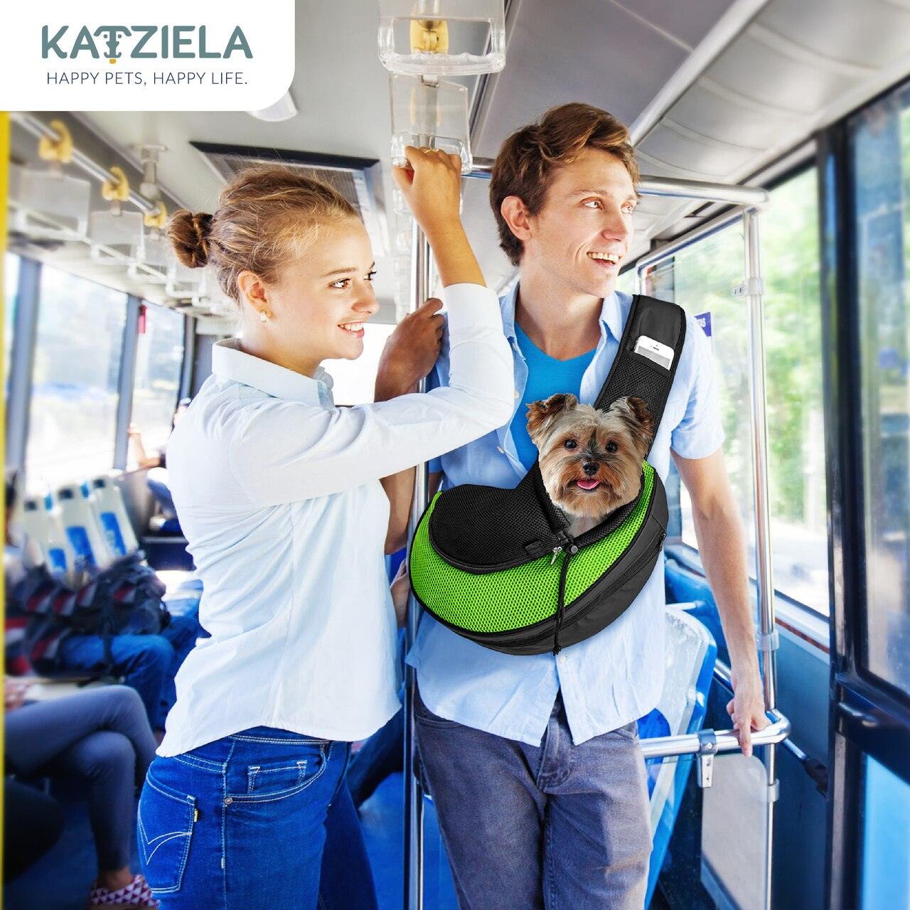 Bolsa bandolera expandible para mascotas pequeñas
