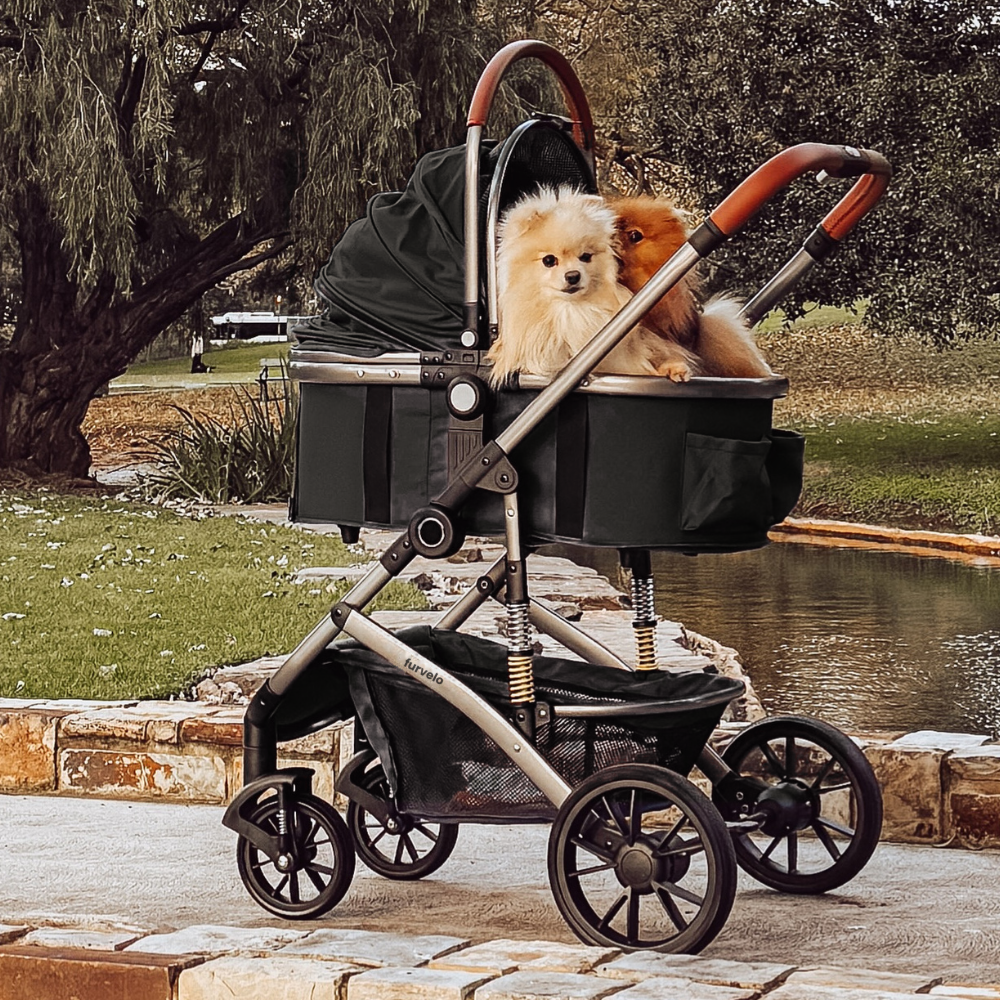 Furvelo Royal Pet Stroller in black