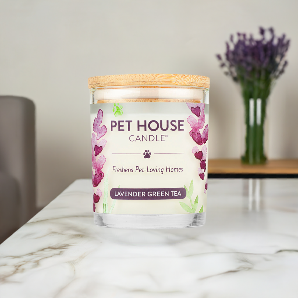 Additional view of Lavender Green Tea Candle — view 2