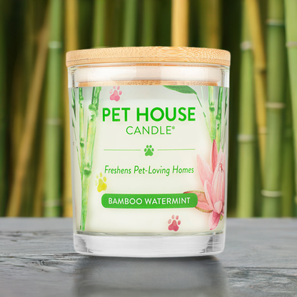 Additional view of Bamboo Watermint Candle — view 2