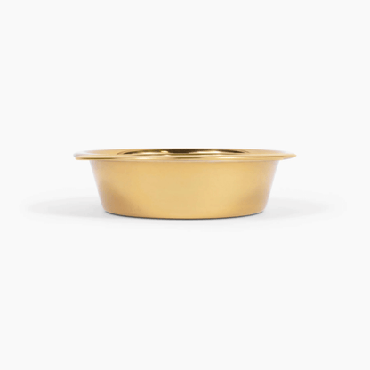 Hiddin clear Lucite gold bowl feeder product detail