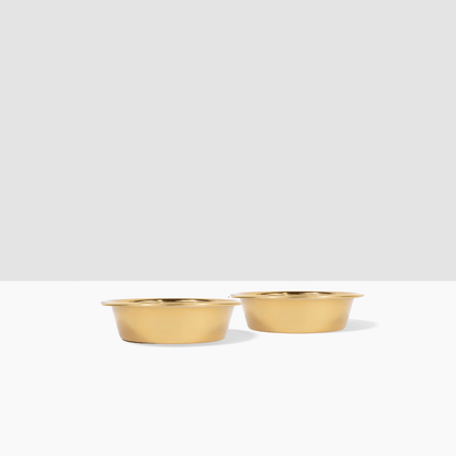 Metal Pet Bowls - Set of 2