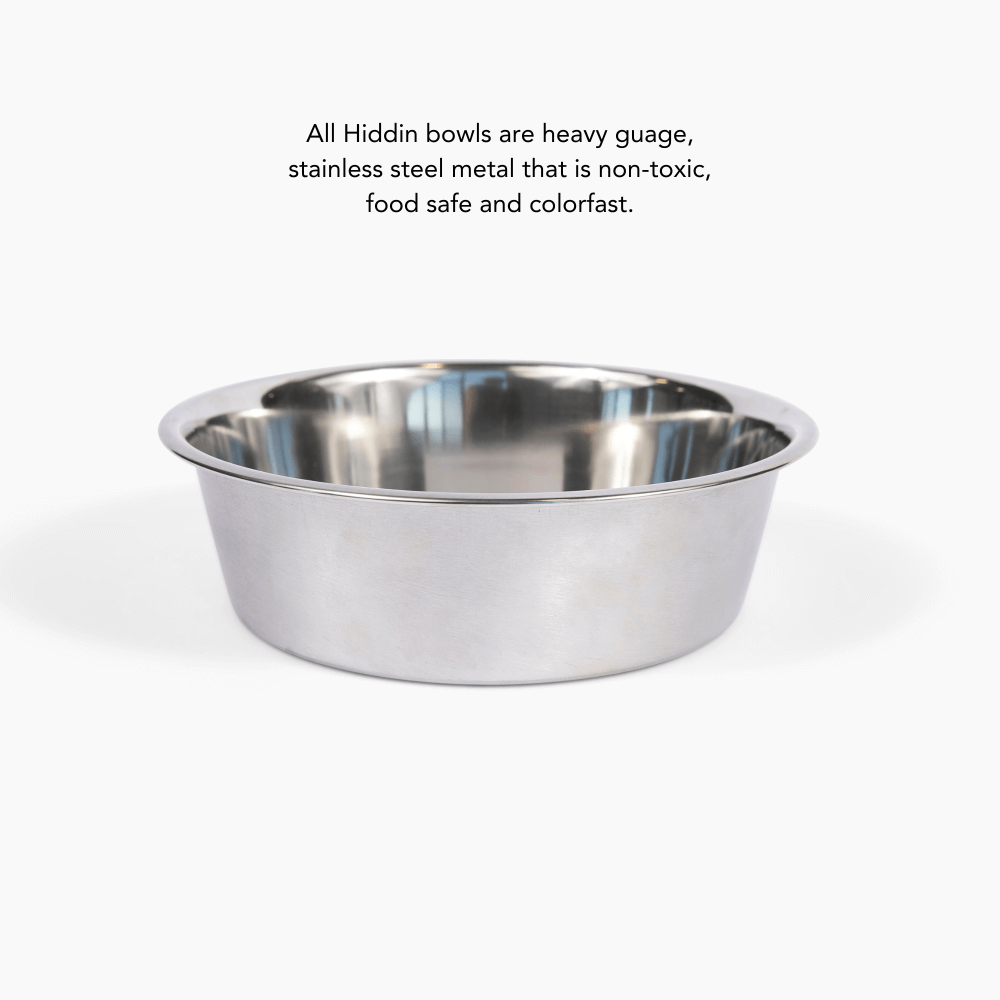 Metal Pet Bowls - Set of 2