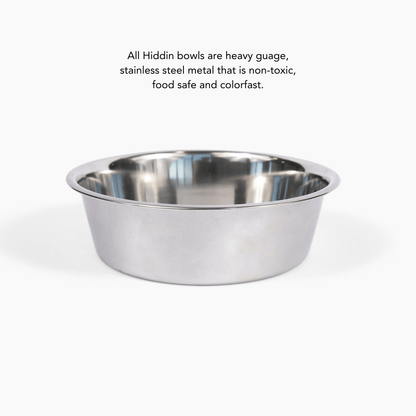 Metal Pet Bowls - Set of 2