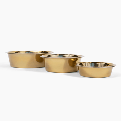 Metal Pet Bowls - Set of 2