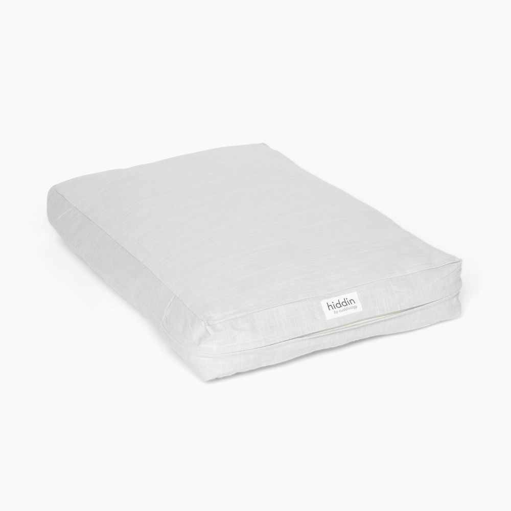Optional off-white cushion for Hiddin Small Clear Pet Crate