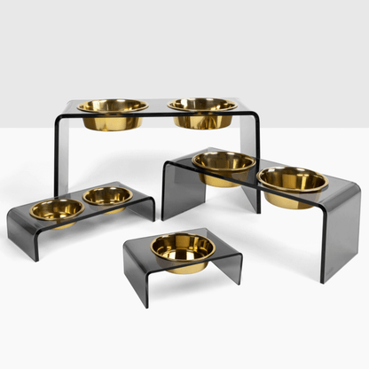 Group view showing Single Smoke Grey Feeder options