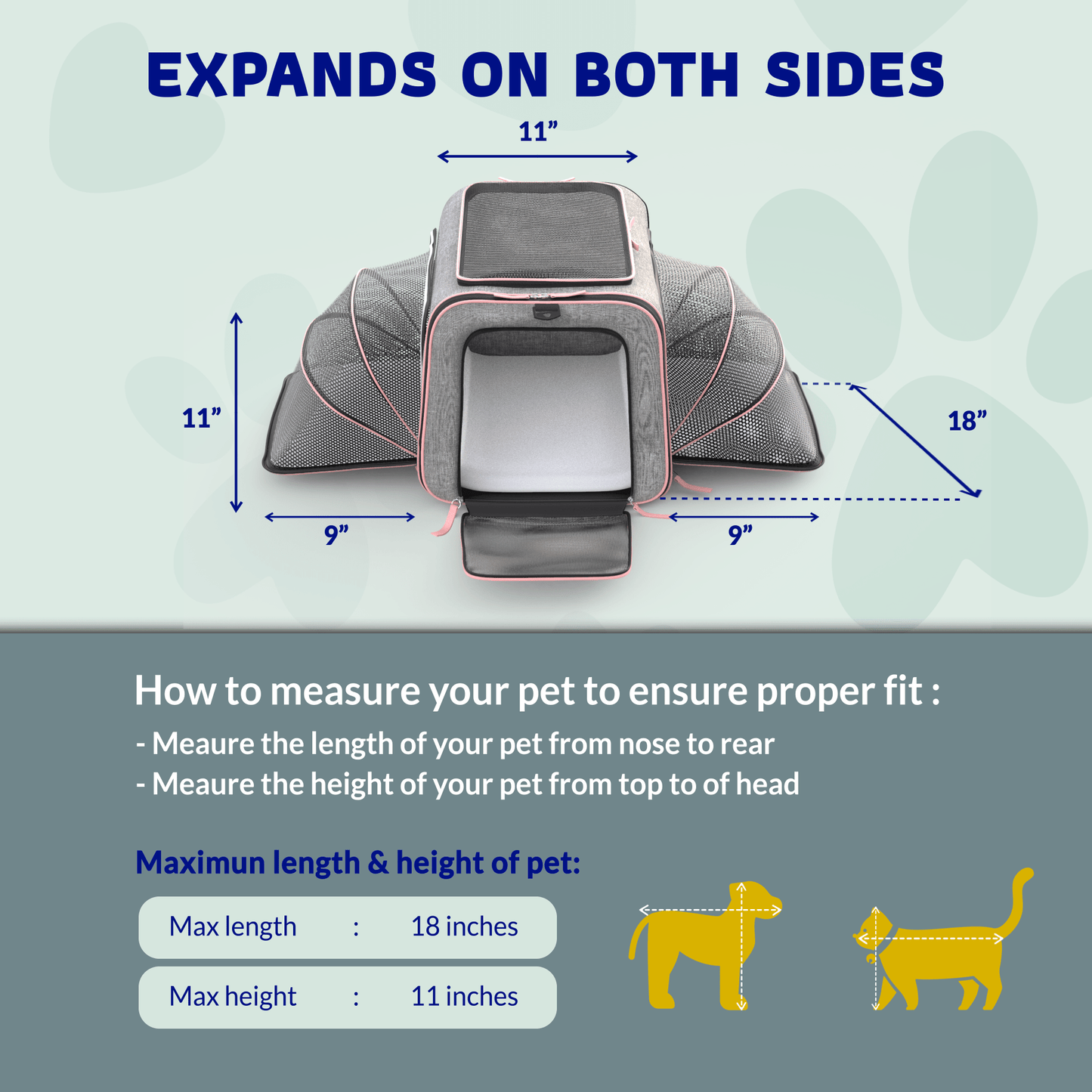 Rolling Rover Expandable Wheeled Pet Carrier