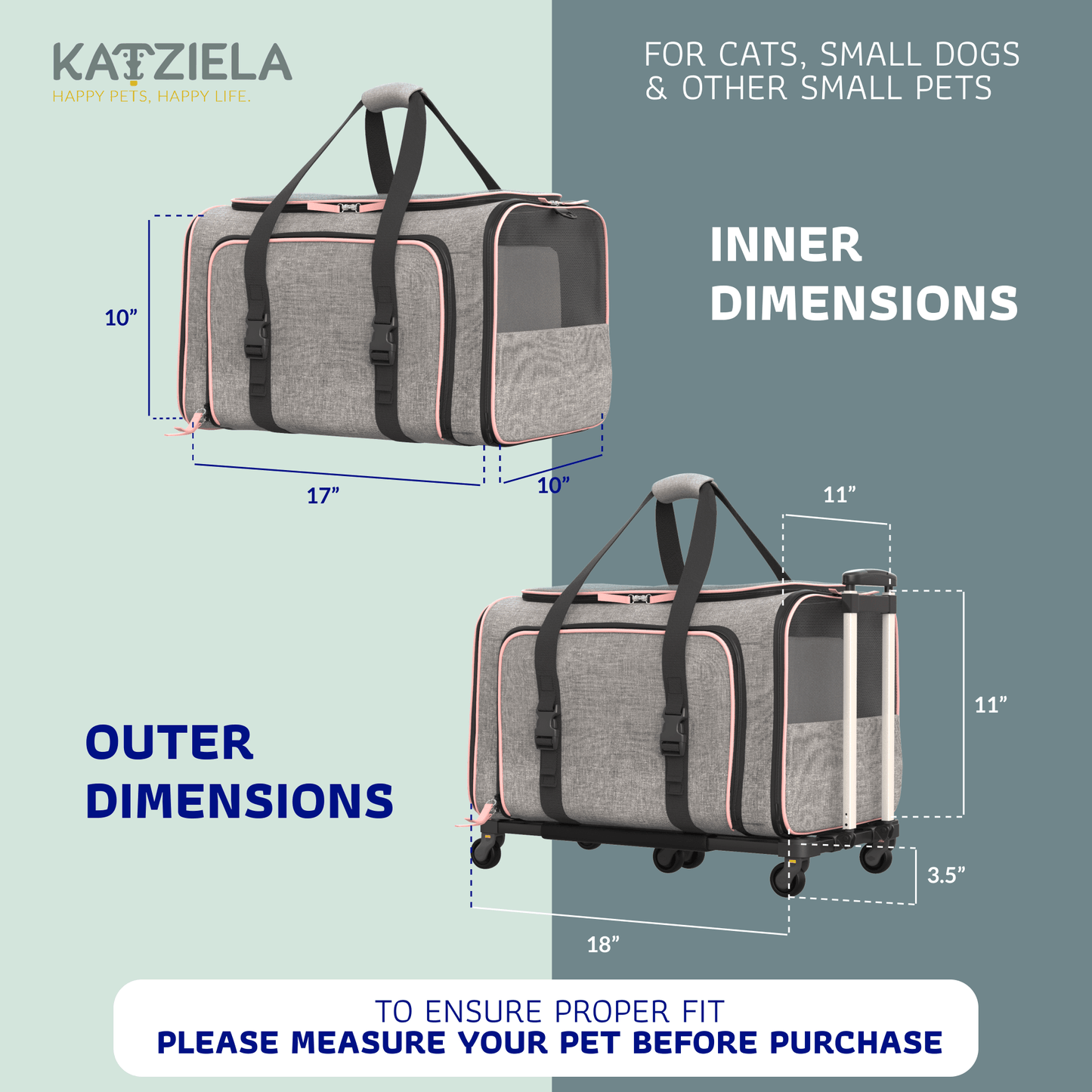 Rolling Rover Expandable Wheeled Pet Carrier