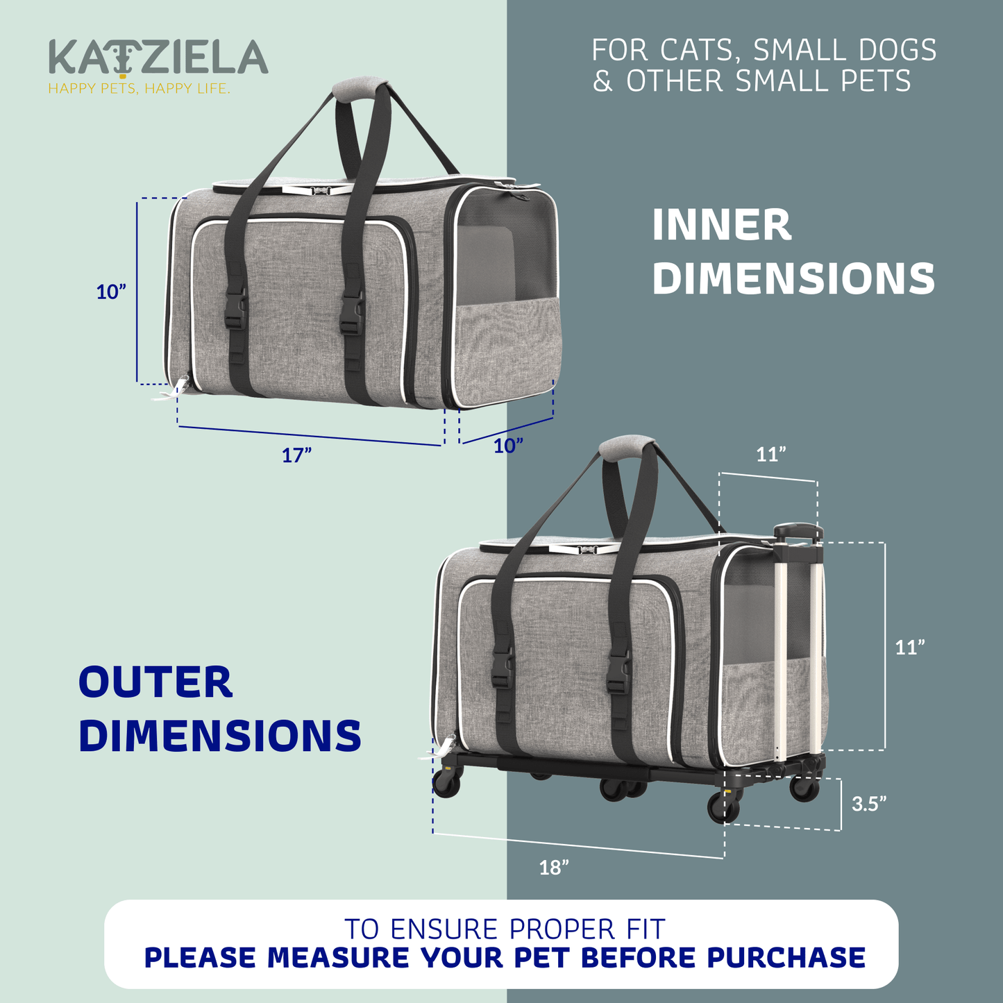 Rolling Rover Expandable Wheeled Pet Carrier