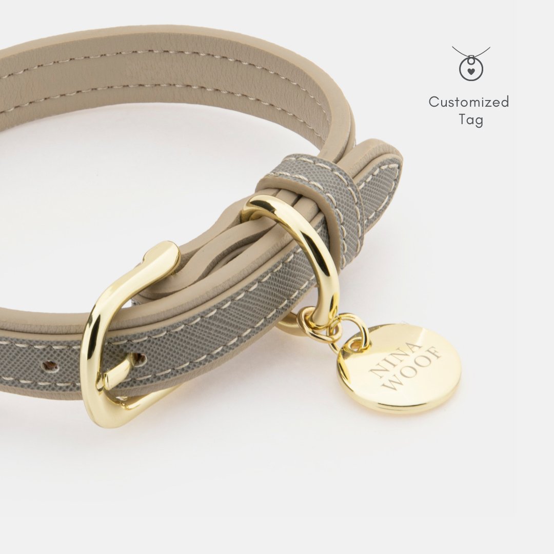 London Vegan Leather Dog Collar