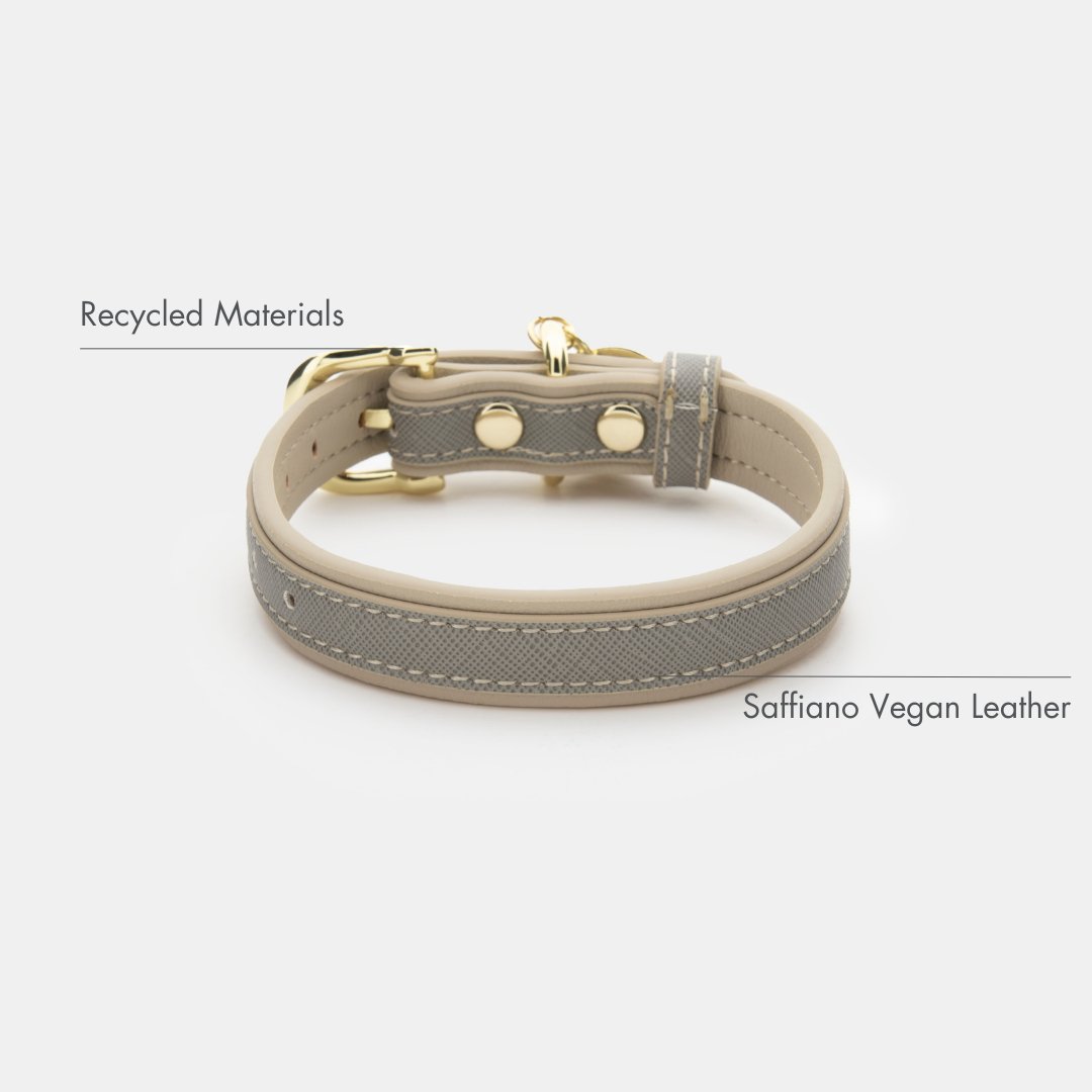 London Vegan Leather Dog Collar