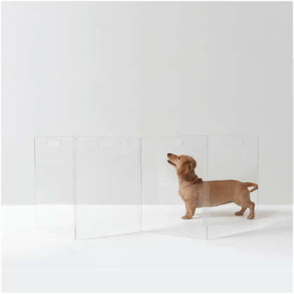 Lifestyle view of Low Zig Zag Gate in use — view 4