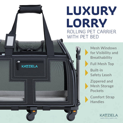 Luxury Lorry - transportín con ruedas para mascotas