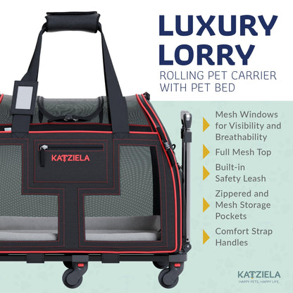 Luxury Lorry - transportín con ruedas para mascotas