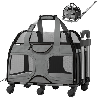 Luxury Rider Rolling Pet Carrier
