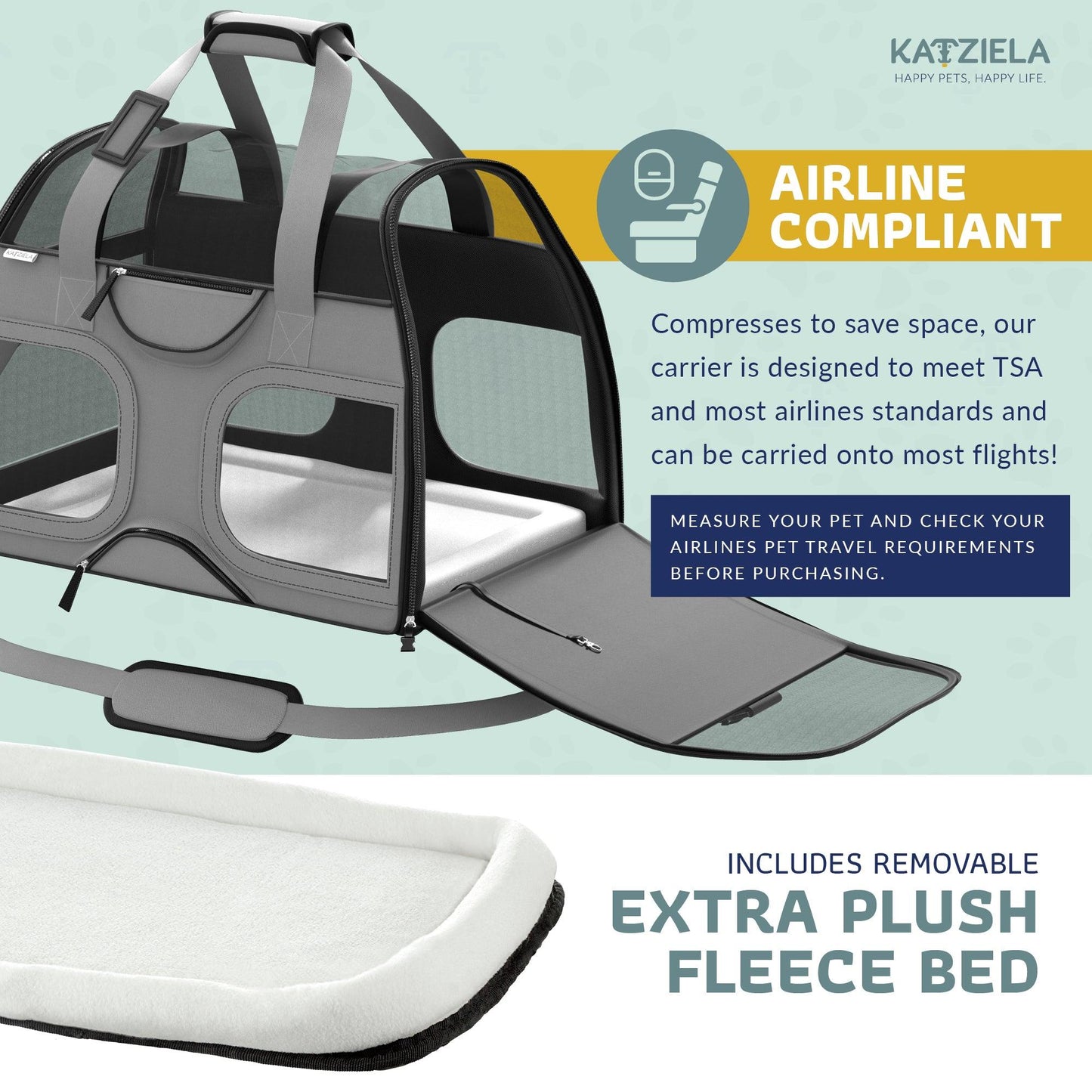 Luxury Rider Rolling Pet Carrier