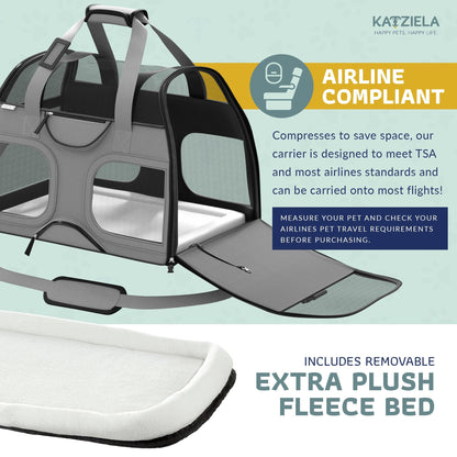 Luxury Rider Rolling Pet Carrier