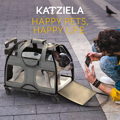 Luxury Rider Rolling Pet Carrier