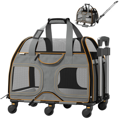 Luxury Rider Rolling Pet Carrier